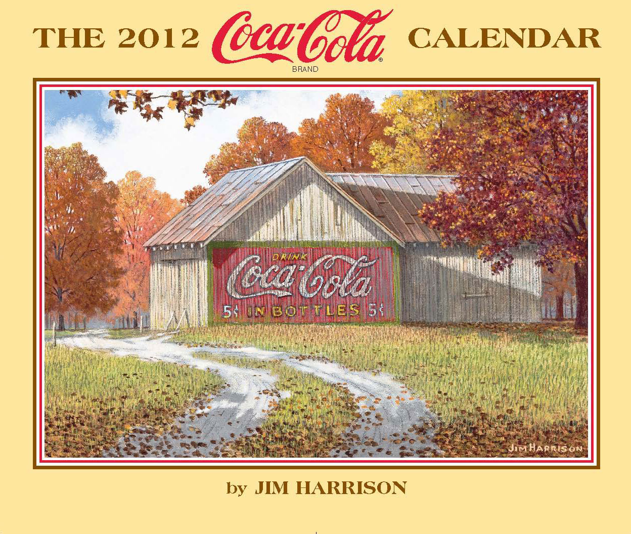 2012 Coca-Cola Calendar Front
