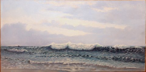 JH115 - Breaking Wave - 15" x 30" Acrylic on Canvas